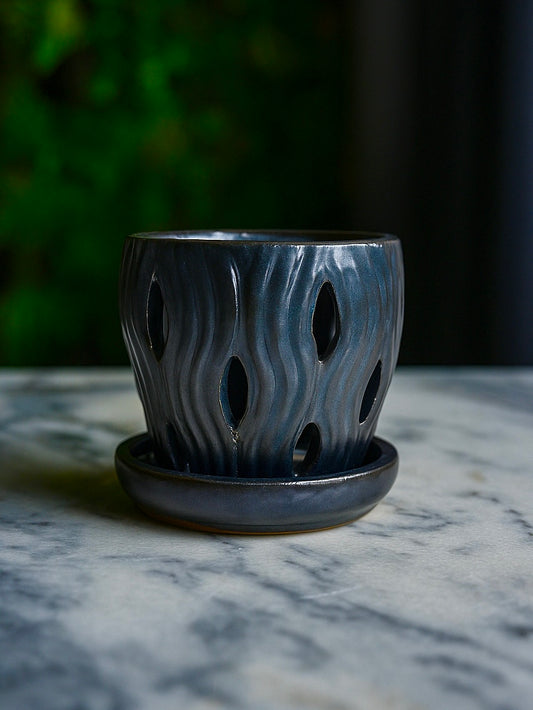 Ceramic Orchid Pot (4 Inch)